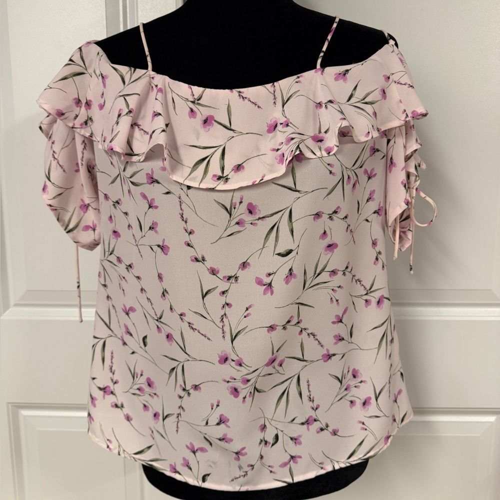 Cece Off The Shoulder Ruffle Top